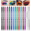 LemonSac 15PCS Colorful Eyeliner Pen Set, Eye Shadow Pencil, Pearl & Matte Metallic Glitter Eyeliner for Women, Eye & Lip Liner, Professional Eye