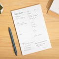 Two Tumbleweeds Daily Planner Notepad with Hourly Schedule - ADHD Planner, Time Block Planning Pad, Desktop to Do List, College Supplies - 6 X 9Ã¢ÂÂ