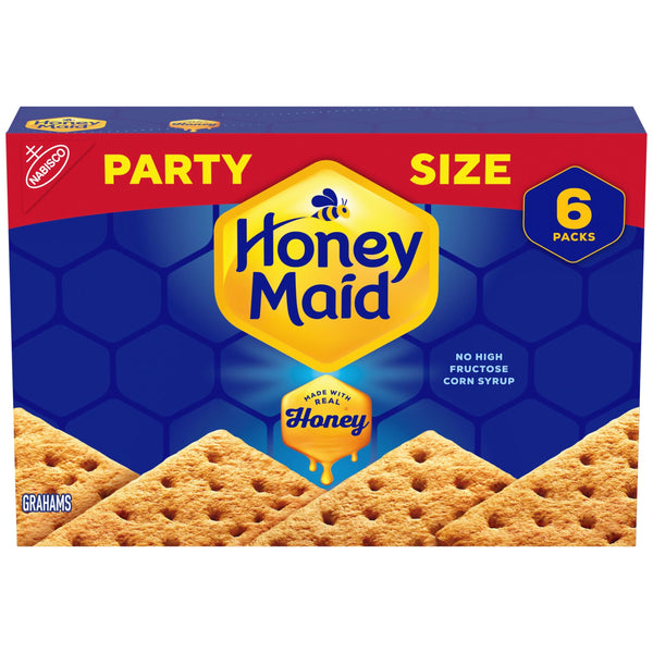 HONEY MAID Graham Crackers, Lunch Snacks, Party Size, 28.8 oz 28.8 Ounce (Pack of 1)