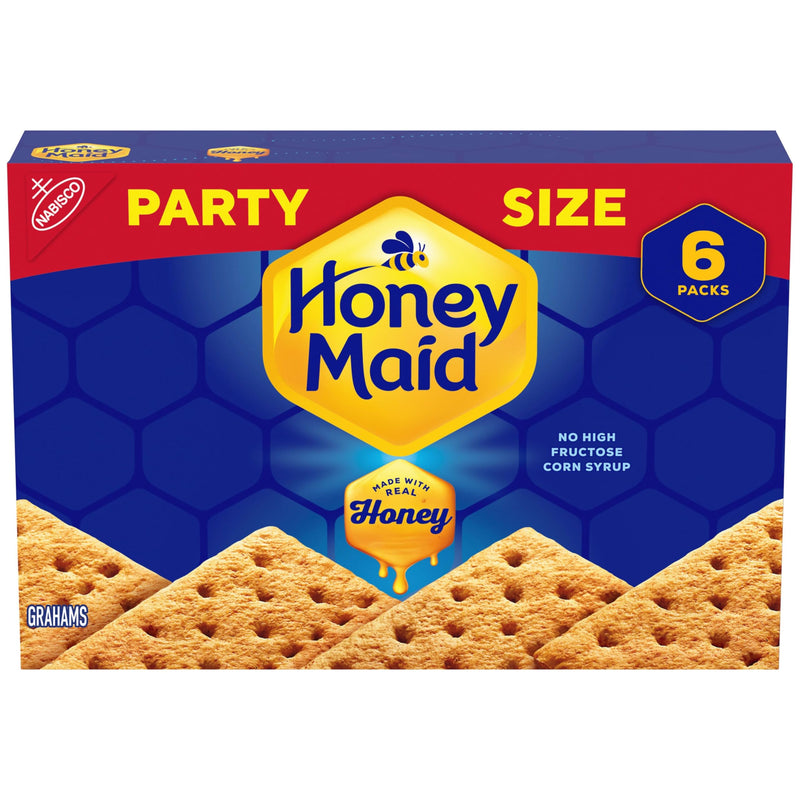 HONEY MAID Graham Crackers, Lunch Snacks, Party Size, 28.8 oz 28.8 Ounce (Pack of 1)