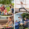 Supfitness Extra Large Picnic Blankets Waterproof Foldable (60 "x 80") Beach Blanket Waterproof Sandproof,3-Layer Thicking Mat Outdoor Packable