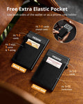 YESIIW Ultra-Slim Wallet for Men - Pop up Card Holder Mens Wallet with RFID Protection Minimalist Metal Wallets Billeteras De Hombres Gifts for