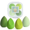 COSTICA Makeup Sponge Set Blender, Beauty Sponge Makeup Blender Flawless for Liquid - Multi Colored 4 pcs Avocado Series 4 Count (Pack of 1) GREEN