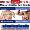 Shoulder Brace for Women & Men | Support for Torn Rotator Cuff & Other Shoulder Injury - Ac Joint, Dislocated, Separated, Frozen Shoulder |