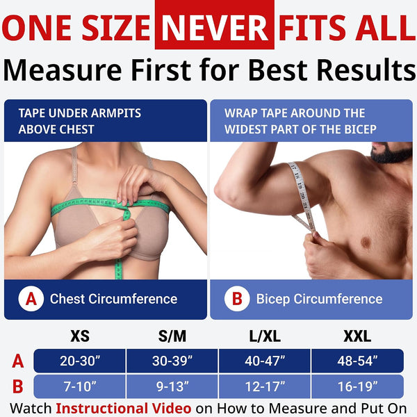Shoulder Brace for Women & Men | Support for Torn Rotator Cuff & Other Shoulder Injury - Ac Joint, Dislocated, Separated, Frozen Shoulder |
