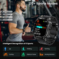 AMAZTIM GPS Smart Watch for Men, 6 Satellite Positioning, Compass, Stainless Steel Body, 50M Waterproof, 480mAh Extra-Large Battery, Answer/Make