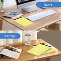5" x 8" Yellow Legal Pads Writing Pads 12 Pack of Notepad 80gsm Paper Small College Ruled Note Pads Perforated Memo Pads 30 Sheets Yellow Paper
