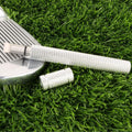 Bulex Golf Club Groove Sharpener, Re-Grooving Tool and Cleaner for Wedges & Irons - Generate Optimal Backspin - Suitable for U & V-Grooves Silver