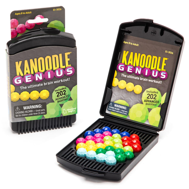 Educational Insights Kanoodle Genius 3-D Puzzle Brain Teaser Game for Adults, Te