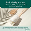 Ecotools Loofah Bath Brush, Back Brush for Bath & Shower, Made with Long Handle & Natural Loofah Material for Exfoliation, Shower Brush for Men &
