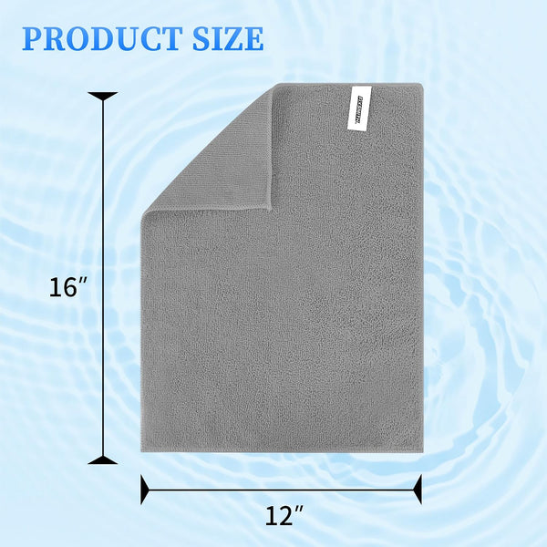 FIXSMITH Microfiber Cleaning Cloth - Pack of 50, Microfiber Towels for Cars 16 x 12 in, Highly Absorbent Cleaning Rags, Lint-Free, Streak-Free