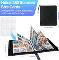 30 Pack 540 Pocket Binder Pages - Double-Sided 9 Pocket Trading Card Sleeves for 3 Ring Binder, Clear Plastic Pages for Sport and Game Cards