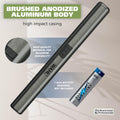 Wahl Micro Groomsman Battery Personal Trimmer for Hygienic Grooming with Rinseable, Interchangeable Heads for Eyebrows, Neckline, Nose, Ears, &