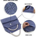 Evridwear Exfoliating Back Scrubber with Handles Two Sides for Body Shower Deep Cleans Skin Massages Invigorating Blood Circulation Men Women One