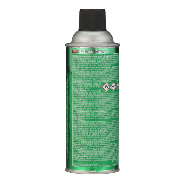 CRC HF Contact Cleaner 03125 – 11 WT OZ, Clear, Electronics Cleaner, Suitable For Higher Flashpoint Applications (Pack of 1) 1 Pack