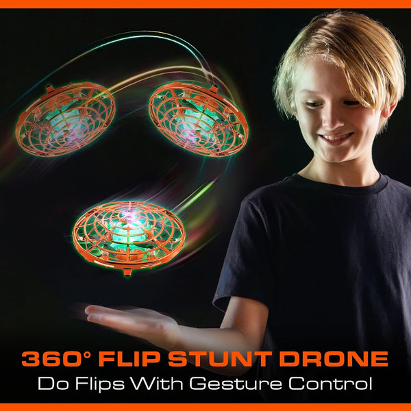 Force1 Scoot Skeet Mini Drone Electronic Shooting Game for Kids (Drone Only)- Hand Drones for Kids Compatible with Scoot Skeet LED Blaster,
