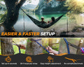 Foxelli XL Hammock Straps - Extra Long 20FT Heavy Duty No-Stretch Suspension System, 40+2 Loops, 2000 LBS Capacity, for Indoor/Outdoor Use â Set