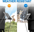 POWOXI 6V 1.5W Deer Feeder Solar Panel Battery Charger IP65 Waterproof | Keep Your Deer Feeder Charged | 95% Clear PC Panel & Fast 6V Charge |