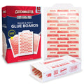 Catchmaster Extra Sticky Insect & Mouse Traps 60-Count, 5.3"x8" Glue Boards for Mice & Insects, Ultra Sticky Rat & MouseTraps Indoor for Home Use