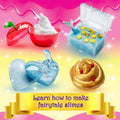 GirlZone Slime Kit - 42-Piece Apple-Scented DIY Slime Kit with Activator & Add-Ins - Princess & Mermaid Combo for Girls Ages 7+ - Heart
