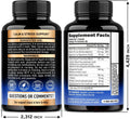 Cortisol Supplement for Women - Holy Basil, Ashwagandha & Rhodiola, 60 Caps | Plant-Based Hormone Balance - Holy Basil, Rhodiola & L-Theanine -