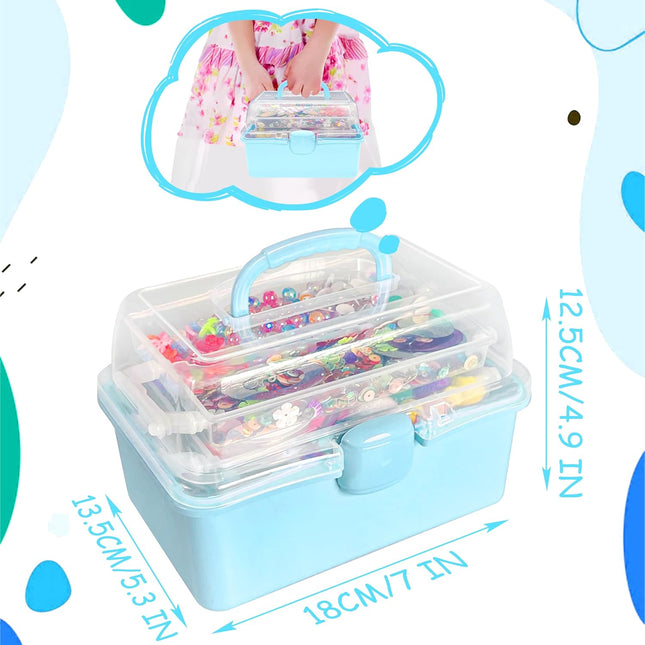 LINAYE 2500+PCS Arts and Crafts Supplies for Kids, DIY Craft Supplies Kit Box for Ages 6-8, Arts and Crafts Kit for Kids