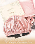 YANIBEST Adjustable Satin Bonnet to Reduce Frizz, Silk Feeling Hair Wrap One Size Bold Cheetah