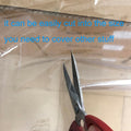 Walrus Clear Vinyl Tablecloth Protector Waterproof/Oil-Proof Plastic Square Transparent Sheet Table Cover 54X54 Inch
