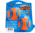 Chuckit! Ultra Ball Dog Toy - Medium Bouncy Fetch Balls For Dogs 20-60 lbs - Made from Durable Rubber - Floating Water Pet Toys - Size Medium -
