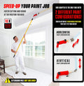 Multi-Angle Paint Brush Extender - High Ceiling Paint Edger Tool, Extension Pole Attachments