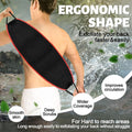 Evridwear Exfoliating Body Scrubber with Handles Back Washer Back Scrubber for Shower Bath Dry Skin Whole Body Deep Clean Men Women(Moderate) Red