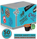 Variety Pack of Coffee, Tea, and Hot Chocolate - Great Sampler of Coffee, Tea, and Hot Cocoa for Keurig K Cups Machines - Great Gift for Coffee