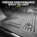 Husky Liners Weatherbeater Floor Mats | Fits 2022-2026 Ford Maverick (Hybrid Models Only) | Front & 2nd Row, 3-pc Black - 95401