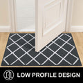 Finchitty Indoor Door Mat, Dirt Resistant and Absorbent, Low-Profile, Non-Slip, Washable Inside Floor Mats for Front Door, Back, and Entrance, 32"