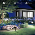 Linkind Solar Spot Lights Outdoor, 60 Leds Solar Lights Outdoor Waterproof IP67 with 30% Conversion Rate, Ideal for Landscape, Garden, Yard,