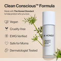Honest Beauty Vitamin C Radiance Serum | Improves + Brightens Skin Tone and Complexion | Gentle for Sensitive Skin, Fragrance Free, Vegan | 1 fl oz