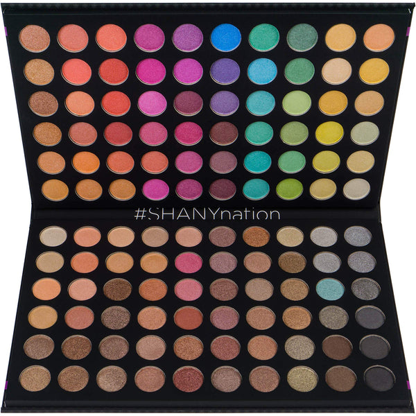 SHANY Ultimate Fusion - 120 Color Highly Pigmented Makeup Palette Long Lasting Blendable Natural Colors Eye Shadow Palette Natural Nude and Neon