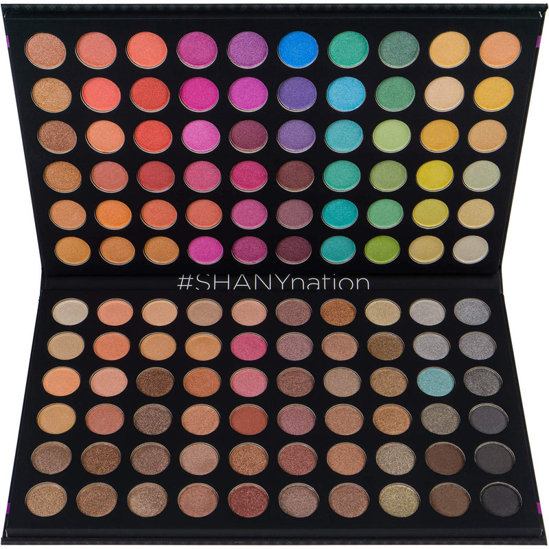 SHANY Ultimate Fusion - 120 Color Highly Pigmented Makeup Palette Long Lasting Blendable Natural Colors Eye Shadow Palette Natural Nude and Neon