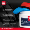 Griot's Garage Glass Cleaning Clay for Car Window, Windshield, Shower Door, Stone, Ceramic Tiles, Removes Oil, Tar, Grease, Water Spots, and More