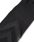 Isotoner Womens Spandex Touchscreen Cold Weather Gloves with Warm Fleece Lining and Chevron Details