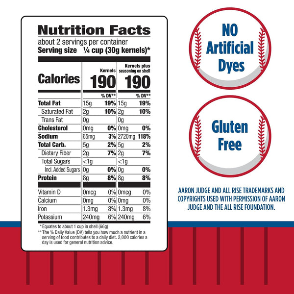 Aaron Judge Limited Edition DAVID Seeds, Sweet & Spicy Jumbo Sunflower Seeds, Bold Flavor, 8g Protein per Serving, 5.25 oz Sweet and Spicy Jumbo