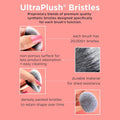 Real Techniques Makeup Setting Brush, for Setting Powder, Loose Powder, & Pressed Powder, Face Makeup Brush, 402 Brush, Sheer Coverage for