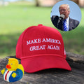 President Trump Rubber Ducks - Bulk 12 Pack - 2.3 Inch Funny Duckies for Jeep Ducking, Bath Tub Toys, Christmas White Elephant Exchange Gag Gift