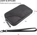 FIREDOG Smell Proof Pouch Bags for Travel Storage Black