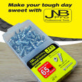 100 Pieces Zinc Dry Wall Anchors and Screws Kit Metal - 50 Pcs Self Drilling Anchors and 50 Pcs #8 x 1-1/4" Screws, Heavy Duty 65lb Capacity, No