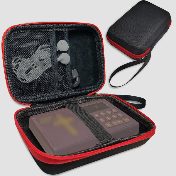 Carrying Case Compatible with Wonder Bible KJV- the Talking Audio Bible Player (Case Only)