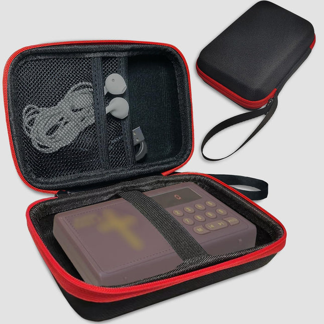Carrying Case Compatible with Wonder Bible KJV- the Talking Audio Bible Player (Case Only)