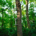 Climbing Sticks, 17” Lightweight Aluminium Hunting Climbing Sticks w/Silent Design, Tree Stand Sticks w/Pivoting V-Brackets & 20” Rope Aiders,