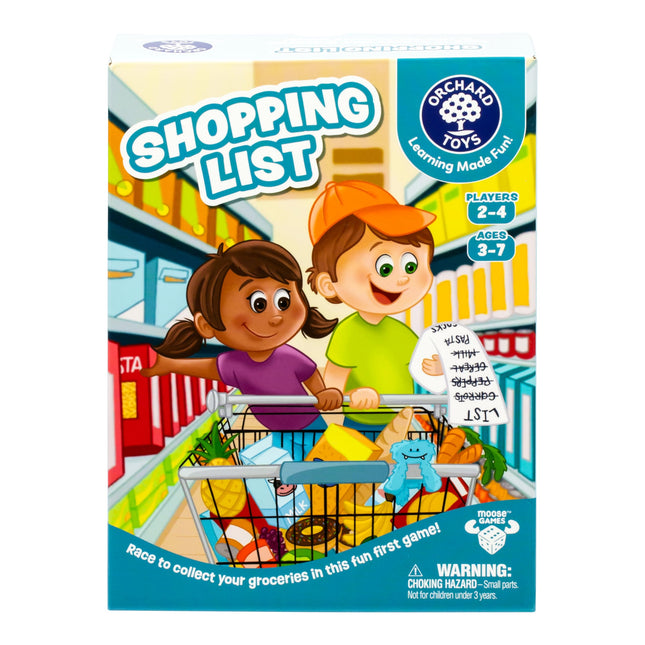 ORCHARD TOYS Shopping List Game - New Art Race to Collect Your Groceries in This