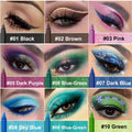 LemonSac 15PCS Colorful Eyeliner Pen Set, Eye Shadow Pencil, Pearl & Matte Metallic Glitter Eyeliner for Women, Eye & Lip Liner, Professional Eye